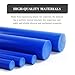 Blue Nylon Solid Rod Length 500Mm, Plastic Round Bar Diameter 80-100Mm Suitable for Engineering, Industrial, and DIY Applications(Diameter 100mm)