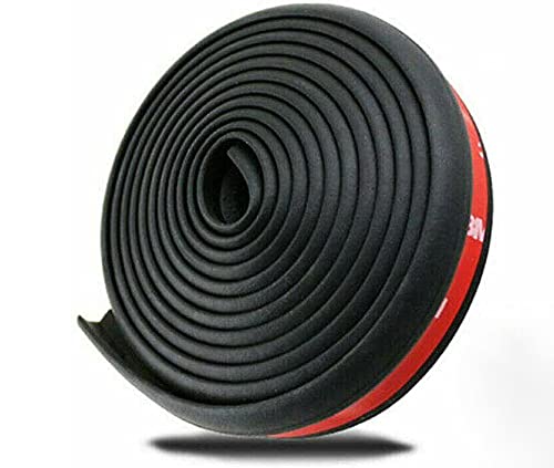 SHENGYAWAUTOZ-Shape Window Door Rubber Seal Strip Hollow Weatherstrip for Car Motor 8M 26FT
