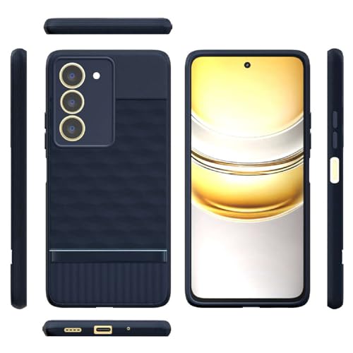 Image of Shockproof Case for Realme 14x 5G / P3x 5G / Narzo 80x 5G / 80 Lite 5G | Full Camera Protection | TPU Flexible Back Cover for Realme 14x 5G / P3x 5G / Narzo 80x 5G / 80 Lite 5G (Steel Blue)