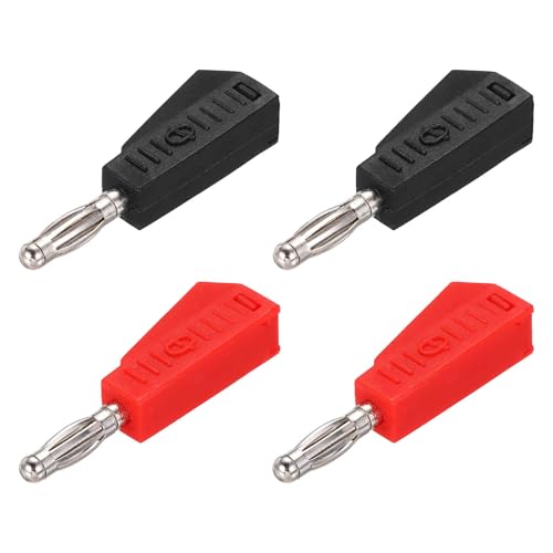 MECCANIXITY 12 Piezas Conector Banana 4mm 20A Negro-Rojo miniatura 1