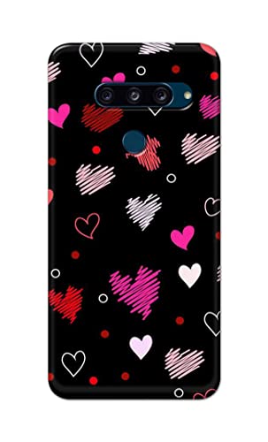 Image of PRINTFIDAA Vibrations of Love Hard Back Cover for LG V40 ThinQ, V405QA7, V405UA, V405TAB, V405UA0 Back Cover -(P6) KAT1009