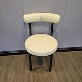 ROYALJOBO Chairs, with backrest – Stylish ergonomic chair for home and office （White）