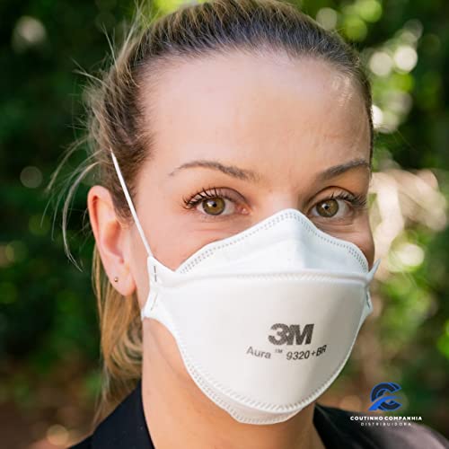 Kit 5 Unid - Máscara 3m Aura 9320+br Pff2 N95 Respirador S/Válvula