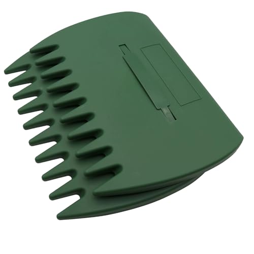 BOROLA 2-Pack Handheld Leaf Clip Rakes, Plastic Garden Scoop