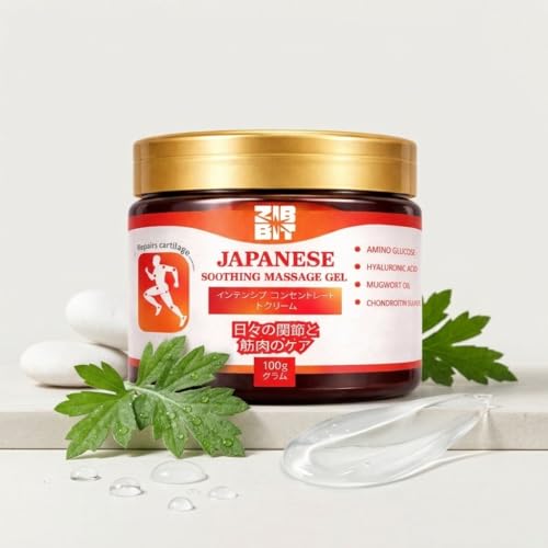 Image of Zibbit Japanese Formula Pain Relief Soothing Gel for Joint & Muscle Pain - Fast Absorption Formula - 100gm
