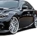 IKON MOTORSPORTS Side Skirts Compatible with 2014-2020 Lexus IS200t IS250 IS300 IS350 Sedan 4-Door, IKON Style Black PU Sideskirt Rocker Moulding Air Dam Chin Diffuser Bumper Lip Splitter 2015 2016