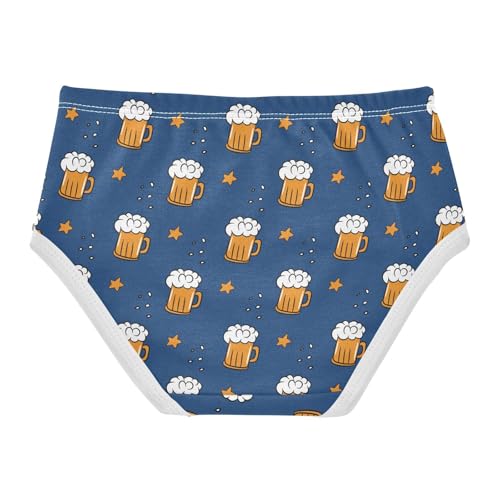 Girls' Underwear Beer Stars Cotton Stretch Comfort Toddler Panties2