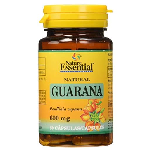 Guarana 600 mg. 50 capsulas