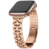 【Taille réglable】 Convient aux poignets de 163 mm à 235 mm (6,4 à 9,2 pouces), spécialement conçu pour les femmes et les hommes. Livré avec un outil de retrait qui vous permet d'ajuster la longueur du bracelet en fonction de vos besoins (jusqu'à 8 maillons peuvent être retirés)