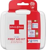 BAND-AID Brand First Aid Kit to Go, 12 Piece
