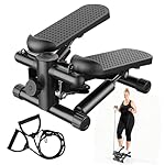 AidolyMini Stepper Machine for Indoor Fitness, Portable Home Gym Stepper for Full Body Workout, 300LBS Capacity