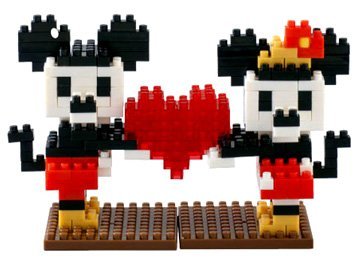 Amazon.co.jp: ディズニー スウィートラブ ミッキーのナノブロック