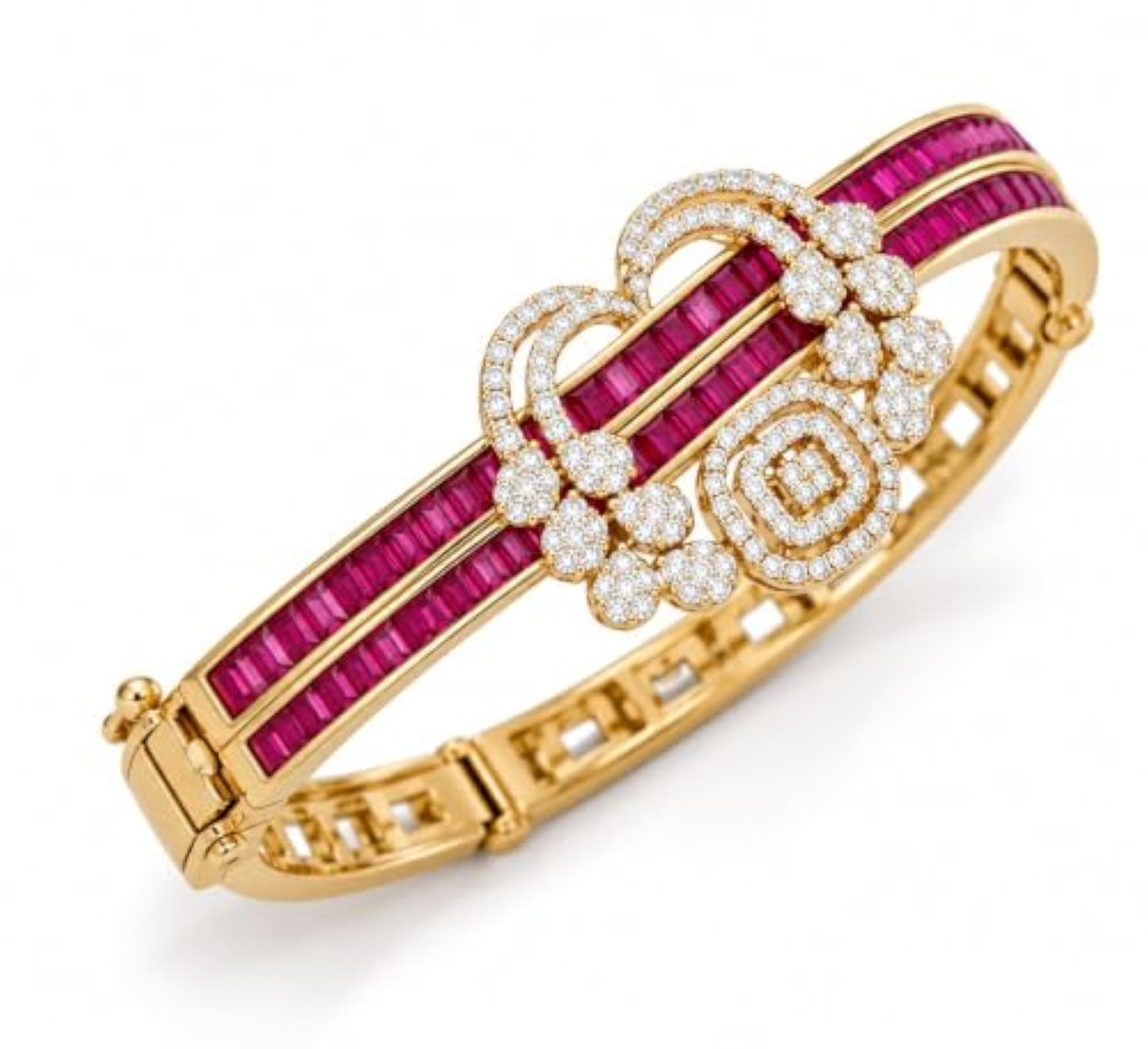 Women's Ruby Knot American Diamond Bracelet
