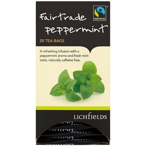 Lichfields Fairtrade Peppermint Herbal Tea Bags Cover