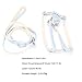 JOROBURO Cat Harness and Leash Set, Escape Proof Pet Harness with Leash, Adjustable Soft Mesh Breathable Body Harness Easy Control for Small Medium Large Cats (1.5)