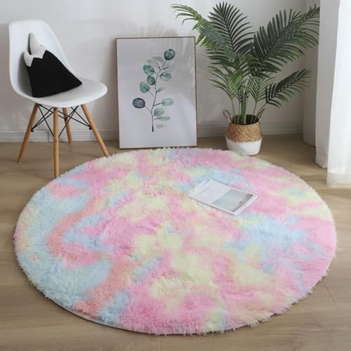 RIXVING ���O�}�b�g �}�C�N���t�@�C�o�[ ����~�� �x�b�h���[�����O �h�� ���� �ې� �܂��� �\ �z�b�g�J�[�y�b�g�J�o�[ �Ή� �T���T�� �y�� (�^�C�_�C - ���C���{�[�J���[,100*100cm)