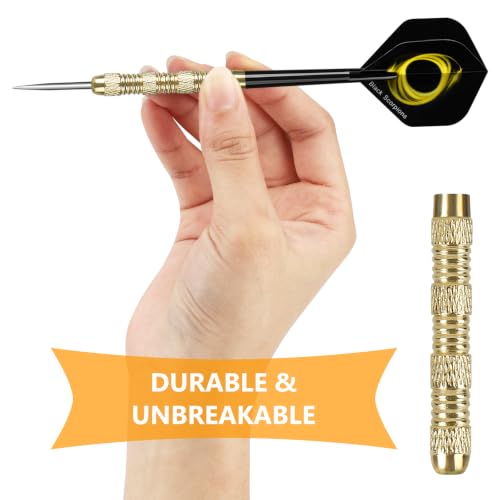 Image of Accmor Metal Tip Darts, Steel Tip Darts, 14 Grams Professional Metal Darts, Darts Metal Tip Set, Metal Darts for Dartboard