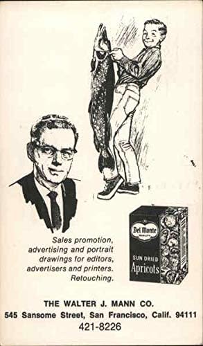 The Walter J. Mann co. San Francisco, California CA Original Vintage Postcard