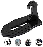 ★ Hochwertige Materialien: High-End-Aluminium-Legierung, langlebig, ist die Oberfläche der Fassade bereift, zerkratzt oder gerutscht ist nicht einfach, passend für alle Fahrzeugschloss Design Tür Pedale, wie SUV, RV und LKW, sehr geeignet für hochFahrzeuge Packen Sie die Dachträger.