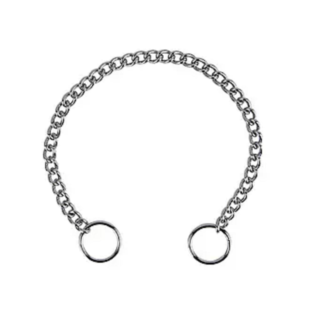 MPP Choke Chain Collars for Dog Training Welded Steel Many Sizes Too (Extra Light - 12 inch), Metallic