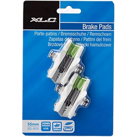 XLC Unisex - Erwachsene Bremsschuhe Cartridge Road BS-R05 4er Set 55 mm Cover