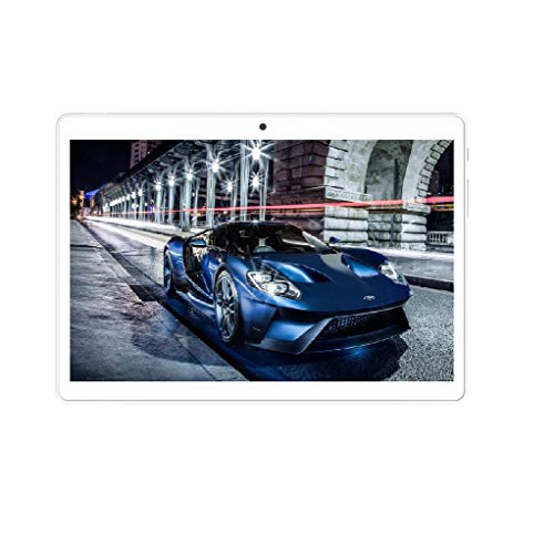 10.1 Pulgadas 1280x800 IPS Tablet PC 2G RAM 32G ROM Android 9.0 Pie MTK Quad Core CPU WiFi 3G Cellualr 2SIM Tarjetas AGPS - Plata