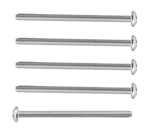 M2 x 50mm Machine Screws, Pan Phillips Cross Head Screws, 304 Stainless Steel Fasteners Bolts , 60Pcs