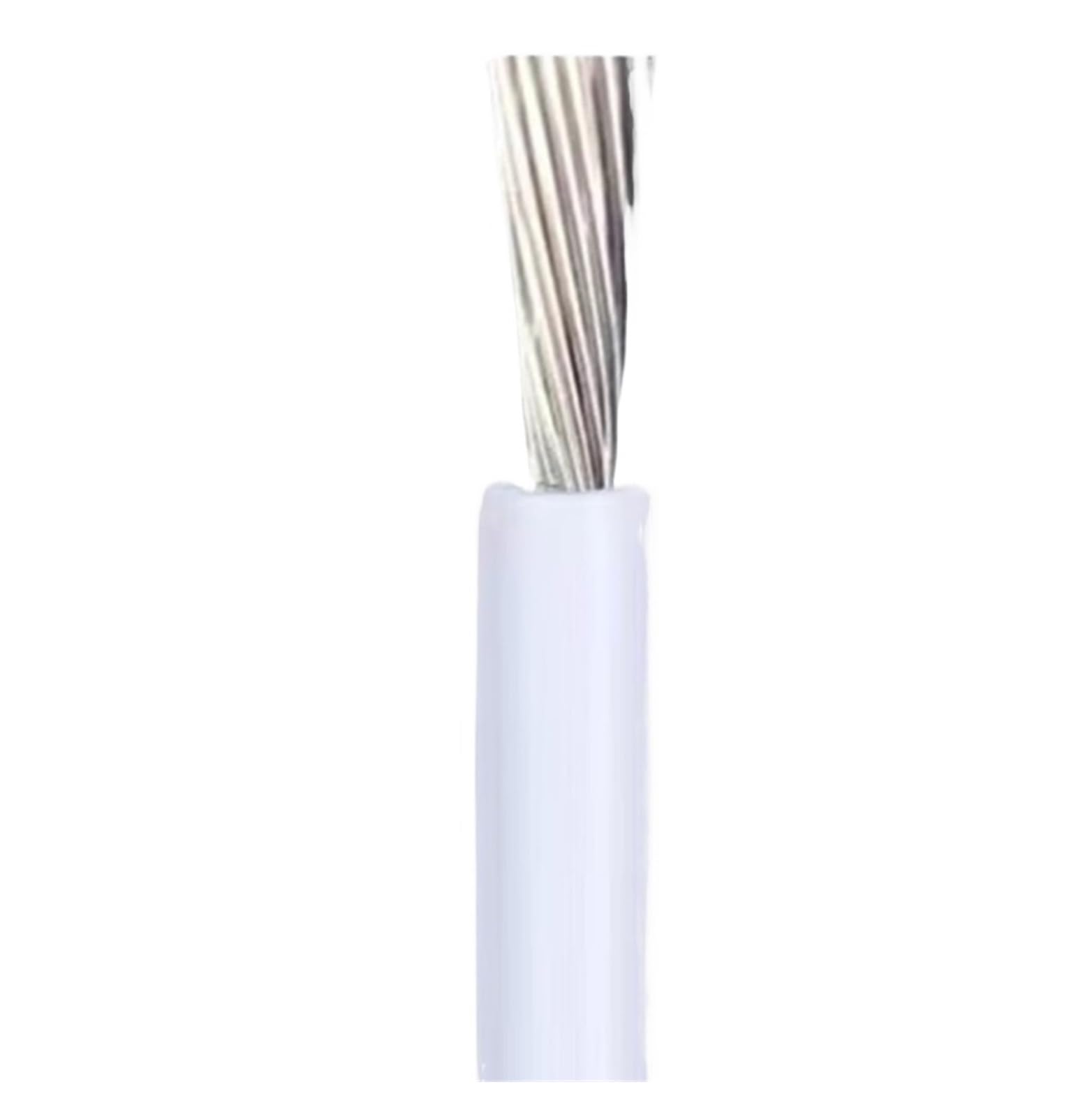 5/10/20/50/100/200/500M UL1571 30AWG Cable electrónico de PVC Cable Flexible Cable de línea de Cobre estañado Aislado(White,200m)