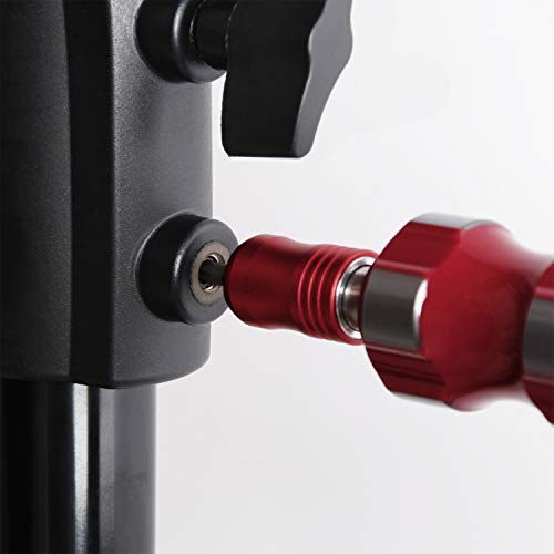 Tonsiki 1/4 Inch Hex Quick Change Screwdriver Bit Holder Handle for Torx Security, Phillips, Hexagon, Tri-wing, Square Screwdriver Bits