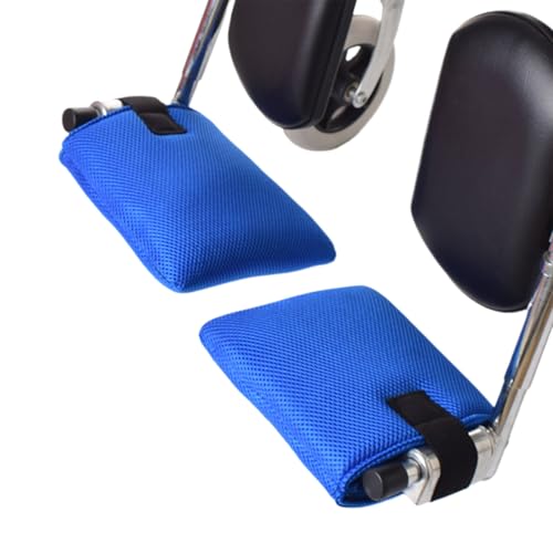 de reposapiés para silla de ruedas, 1 par no deslizante, cómoda, herramienta de cuidado personal, cojín reposapiés, silla de ruedas, para personas mayores con discapacidad interior