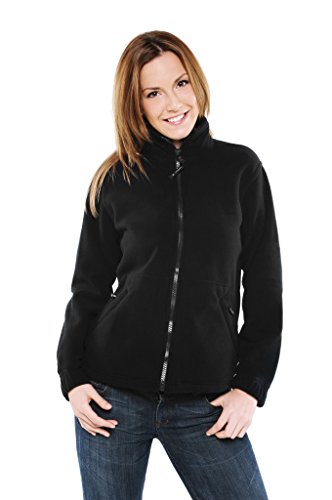 Veste classique en micro polaire zippée pour homme de couleur unie