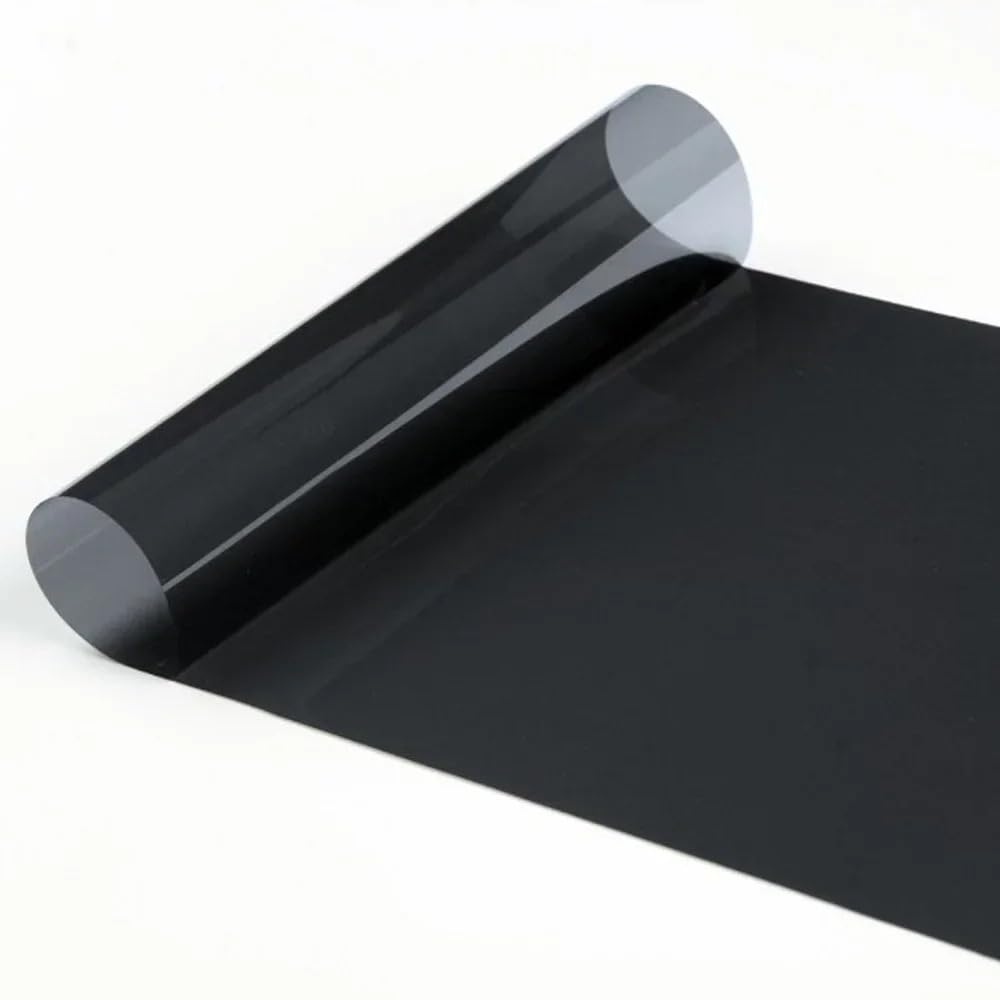 Car Window Tinting Film 20cm*150cm Car Front Windscreen Protection Black Transparent Solar Film Anti-UV Sun Shade UV