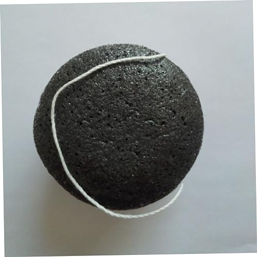 UKCOCO Esponjas De Limpieza Facial y Corporal Esponjas De Bambú Maquillaje Unidades Negras - imagen 7