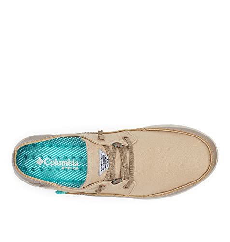 Columbia Bahama Vent PFG Tênis de barco masculino com renda, Oxford bronze/água trópica, 8.5