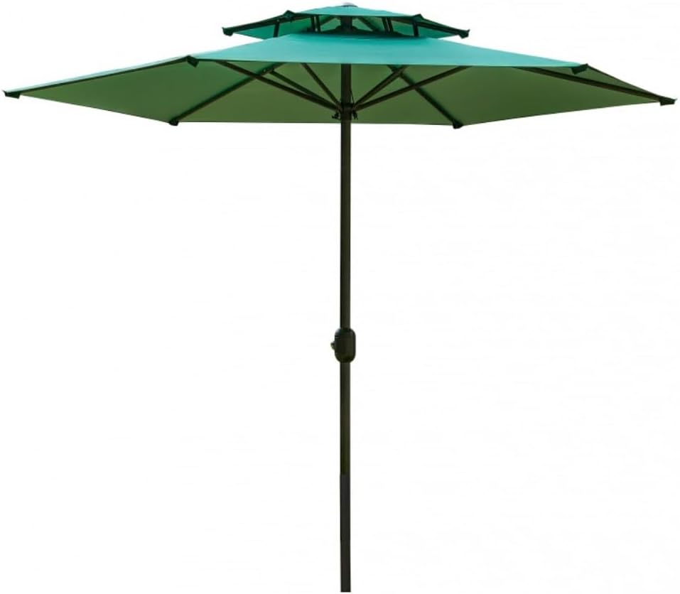 Outdoor Parasol 8.2ft Patio Umbrella Outdoor Market Umbrella UV Protection Outside Garden Pool Umbrella Patio Garden Umbrella(D-Without Base)