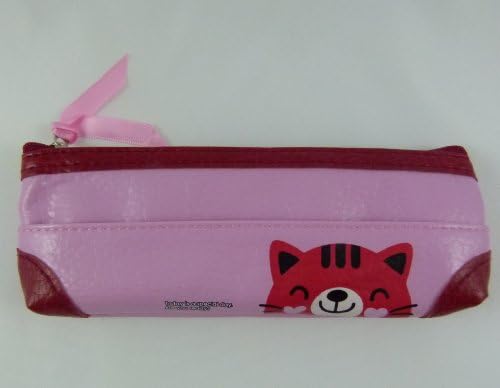 Korean Design Novelty Pencil Case Animal Design - Red