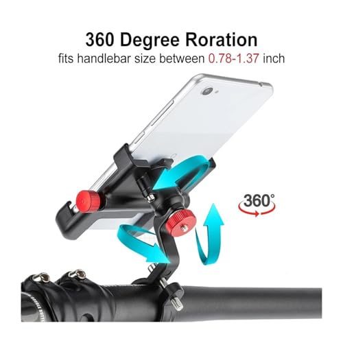 Support de vélo rotatif à 360° en aluminium réglable - 4