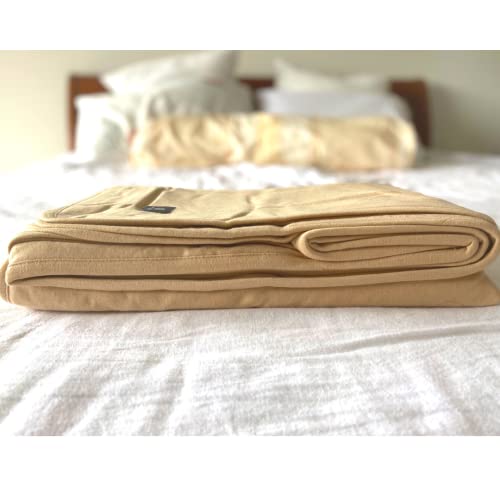 Radia Smart Emf Radiation Protection Bed Blanket - Bedsheet, King Size/ Extra Large, Faraday Blanket, Organic Cotton, Anti-Radiation Shielding 70" X 98" #TOP5