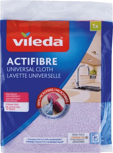 Vileda Actifibre, Microfibra paños, 1 Unidad