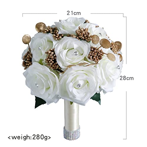 Bouquet de simulation de mariage JFDBGU pour décoration site de mariage Mori