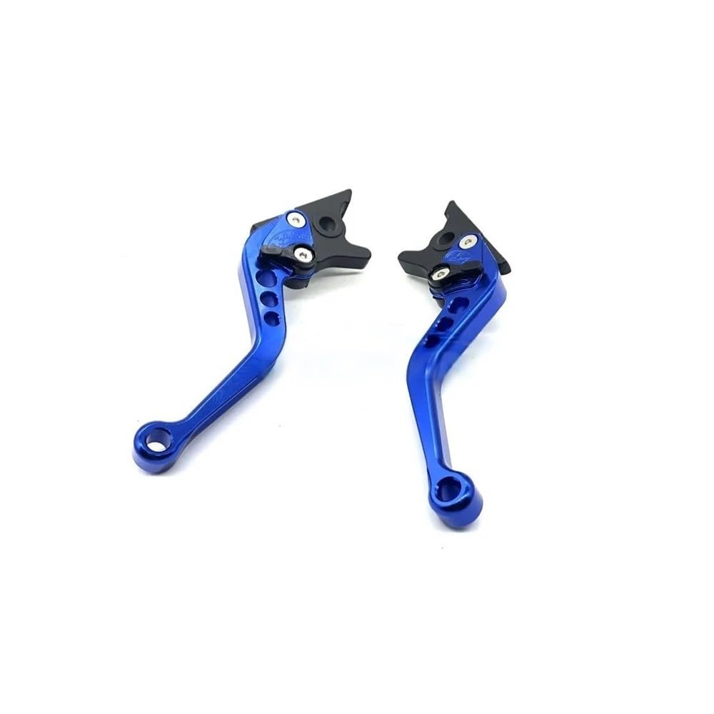 Mlioju Blue Motorcycle Clutch Lever 1 Pair Motorcycle Clutch Brake Handle Levers, Universal Brake Lever Handle Double Disc For Gy6 Xmax 400