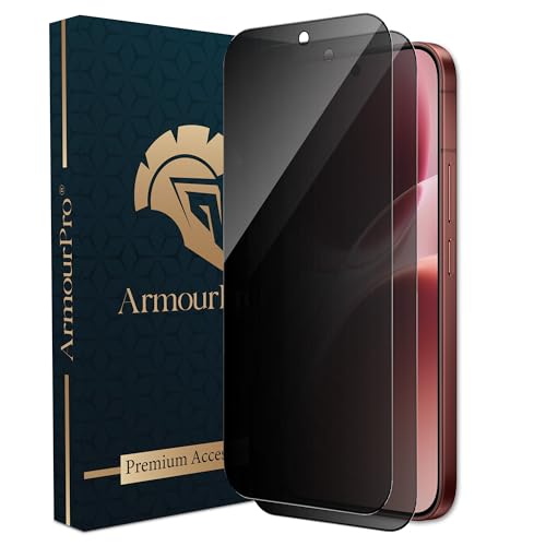Image of ArmourPro Anti-Spy Privacy Tempered Glass for Vivo V70 Elite - Anti Peeping Screen Protector, Edge to Edge Full Coverage, 9H Hardness, Easy Installation Kit | Pack of 2