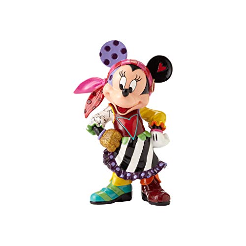 Enesco 4057043 Disney by Britto Minnie Mouse Pirate Stone Resin Figurine
