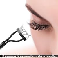 KINGMAS Eyelash Comb Eyelash Separator, Arc Designed Lash Brush Separator — image 2