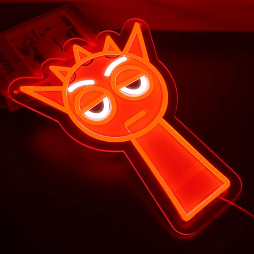 Image of AHlove Game Neon Sign for Wall Decor，Anime LED Neon Lights for Game Room、Man Cave，Birthday、Christmas Gifts for Boys