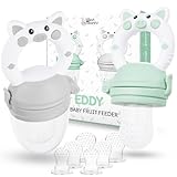 WERTMANNS Baby Fruit Feeder/Food Pacifier (2 Pack) – Infant Fruit Teether | Free Tips and Recipes | 3 Sizes Silicone Pouches | CPC Certified