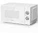 Hyundai 800W 20L White Solo Microwave, Dial Control, Stainless Steel Interior, Defrost Function, 6 Power Levels, 24.5cm Turntable 2 Years Warranty