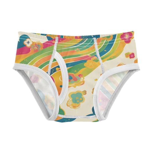 KLL Shamrock and Polka Dot Boys Toddler Cotton Training Underwear Breathable Children Undies