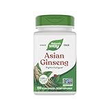 Nature's Way Asian Ginseng, Fights Fatigue*, 1,120mg Per 2-capsule Serving, Non-GMO Project Verified, Vegan, 100 Capsules (Packaging May Vary)