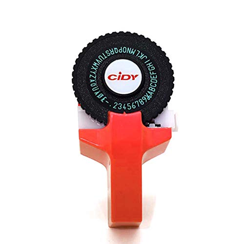 Rantoloys Mini Portable Manuel Étiqueteuse DIY 3D Gaufrage Étiqueteuse Imprimante Imprimante Machine À Écrire avec En Plastique PVC 9mm Étiquettes Rubans Machine de Lettrage Cover